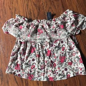 American Eagle off the shoulder top